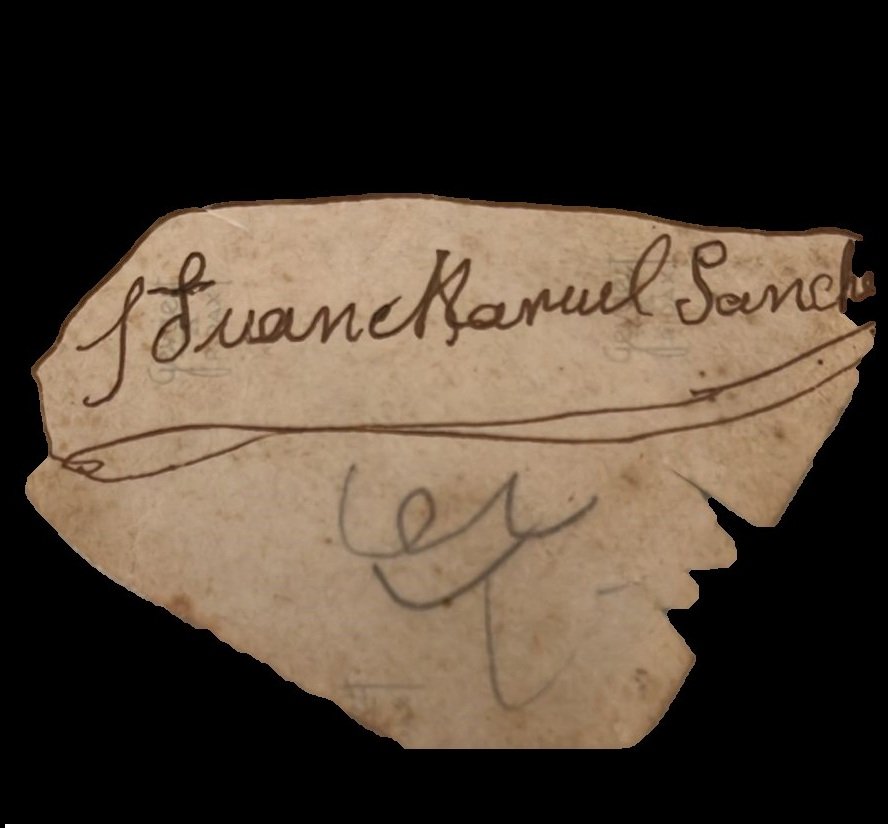 La firma de nuestro bisabuelo